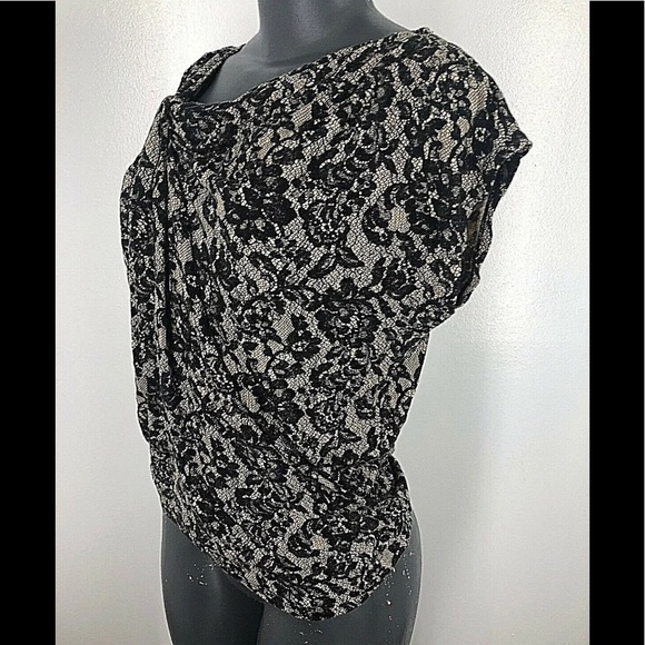 Michael Kors Twist Knot Floral Stretch Top - Picture 3 of 5